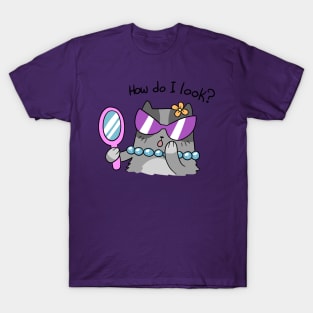 "How do I look? Fancy Cat T-Shirt